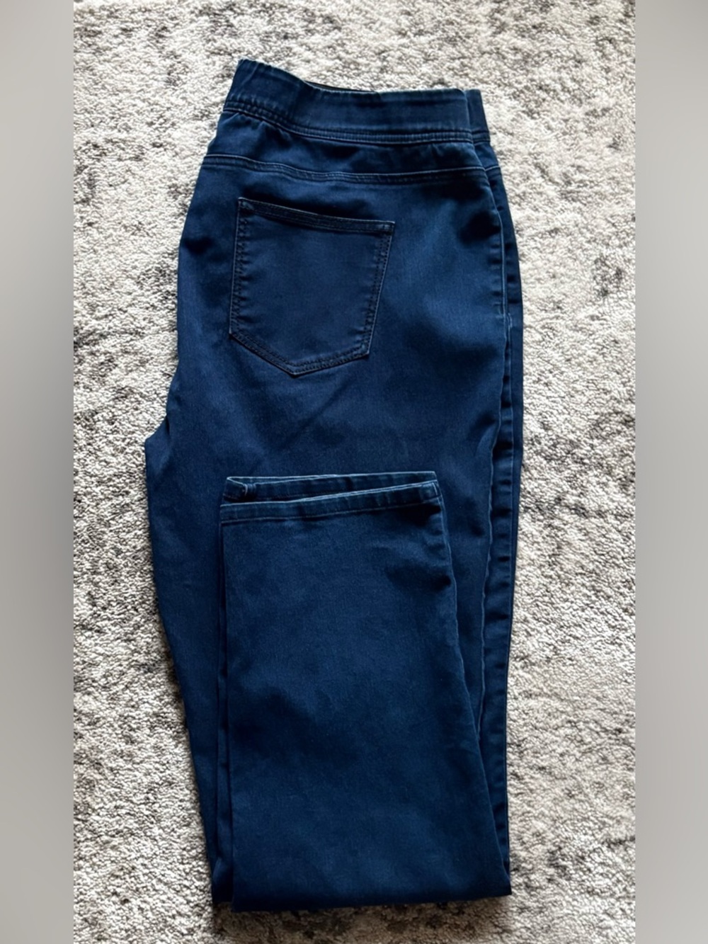 Reba super comfortable& dressy  soft dark Navy Blue Stretch Jean. XL